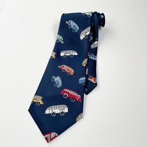 Novelty School bus tie
